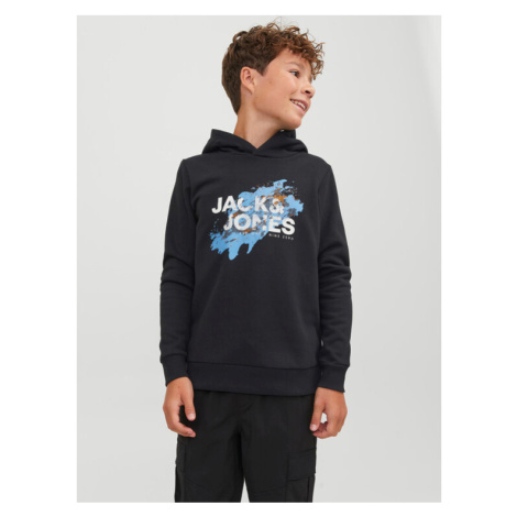 Jack&Jones Junior Mikina 12237210 Čierna Regular Fit