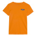 Chlapčenské turistické tričko s krátkym rukávom 4F JUNIOR TSHIRT-4FJWSS24TTSHM1131-70S-ORANGE