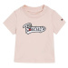 Tričko pre bábätko Tommy Hilfiger ružová farba