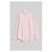 KOŠEĽA GANT REG HONEYCOMB TEXTURE SHIRT LIGHT PINK