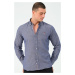 G674 DEWBERRY MEN'S SHIRT-DENIM BLUE-3