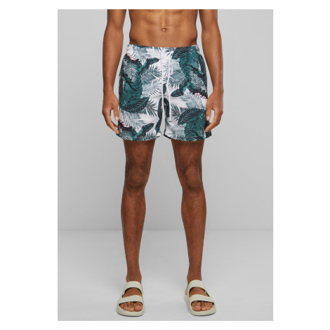 Patterned Swimsuit Shorts Palm Leaves Urban Classics