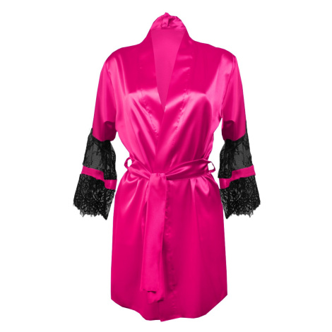 DKaren Housecoat Beatrice Dark Pink