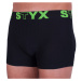 Pánske boxerky Styx športová guma nadrozmer čierne (R962)