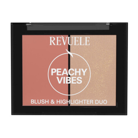 Revuele Vibes Blush & Highlighter DUO multilíčidlo 8 g, Peachy