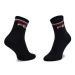 Fila Súprava 3 párov vysokých ponožiek unisex Calza Quarter F9398 Čierna