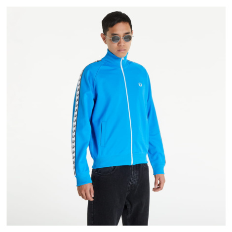 FRED PERRY Taped Laurel Track Top modrý