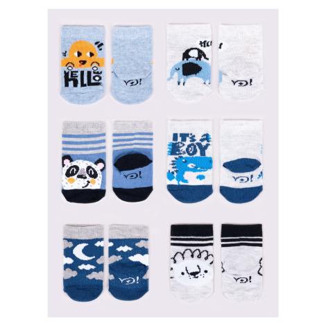 Yoclub Kids's Boys Cotton Socks 6-Pack SKA-0123C-AA00