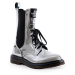 JUST ANOTHER COPY Silver chelsea boots