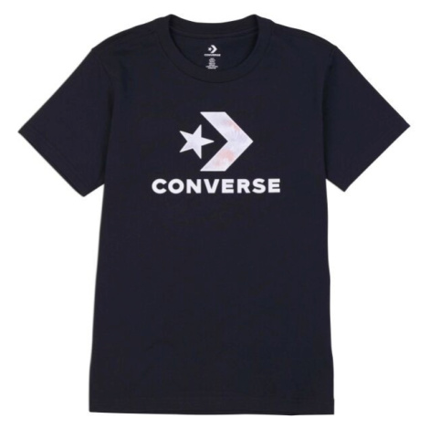 Converse SEASONAL STAR CHEVRON SS TEE Dámske tričko, čierna, veľkosť