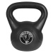 Gorilla Sports kettlebell činka, plast, černá, 18 kg