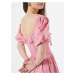 Abercrombie & Fitch Letné šaty  rosé / biela