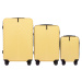 SVETLOŽLTÁ SADA 3 KUFROV SN120-3, SET OF 3 SUITCASES (L, M, XS) WINGS ABS+, ICE CREAM