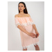 Peach Spanish dress with lace