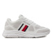 Tommy Hilfiger Sneakersy Modern Runner Knit Evo Ess FM0FM05245 Biela