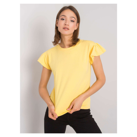 RUE PARIS Yellow cotton blouse
