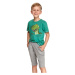 Chlapecké pyžamo tmavě zelené s 140 model 16166569 - Taro