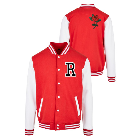 Rose College Jacket red/wht mister tee