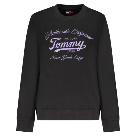 Dámska čierna mikina Tommy Tommy Hilfiger