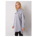 ŠEDÁ DÁMSKA OVERSIZE KOŠEĽA EM-KS-678-1.09-GRAY