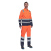 Cerva Valencia Pánska HI-VIS pracovná bunda 03510010 oranžová/navy