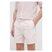 Plavkové šortky Guess ružová farba