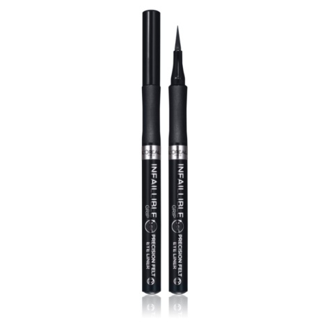 L’Oréal Paris Infaillible Grip 27H Precision Felt očné linky vo fixe odtieň Black