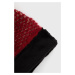 Čiapka s prímesou vlny Granadilla červená farba, z tenkej pleteniny