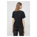 Bavlnené tričko Calvin Klein čierna farba
