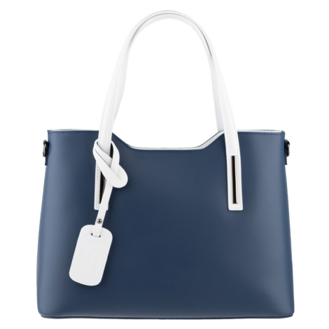 Talianska kabelka Isidora Blu v modrej farbe