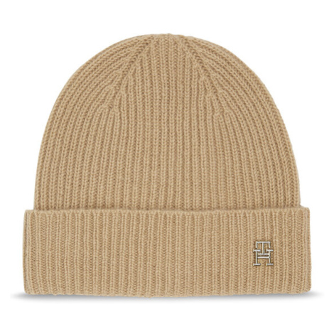 Tommy Hilfiger Čiapka Cashmere Chic Beanie AW0AW15321 Béžová