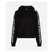 Mikina Karl Lagerfeld Logo Tape Hoodie Black