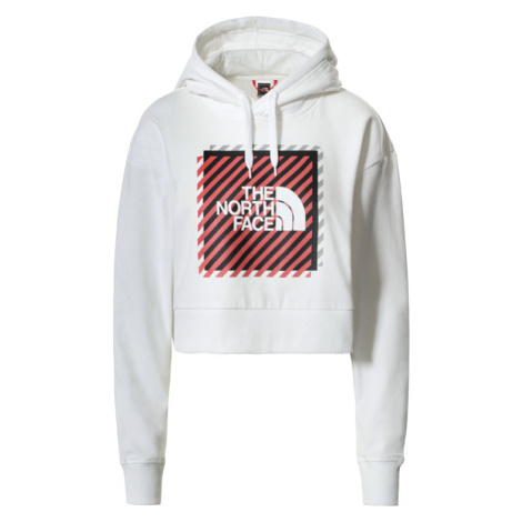 The North Face W Coord Crop Hoodie - Dámske - Mikina The North Face - Biele - NF0A5ICPFN4