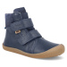 Barefoot zimné detské členkové topánky KOEL4kids - Emil Napa Tex wool blue modré