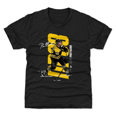 Boston Bruins detské tričko David Pastrňák #88 Vertical WHT 500 Level
