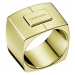 Calvin Klein Luxusné pozlátený prsteň Assertive KJAHJR1001 52 mm