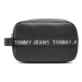 Tommy Jeans Kozmetická taštička Tjm Essential Leather Washbag AM0AM11366 Čierna