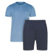 Pánské pyžamo model 7967023 modrá s tm. modrou - Jockey
