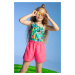 DEFACTO Girl One Shoulder Flamingo Print Swimsuit