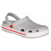 Coqui Lindo Dámske sandály 6413 Khaki grey/white