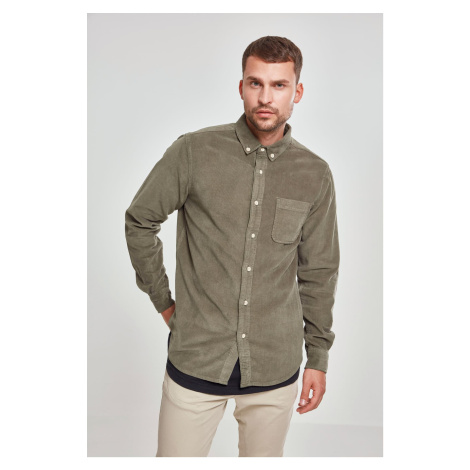 Corduroy shirt olive Urban Classics