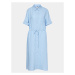 Tommy Hilfiger Curve Košeľové šaty WW0WW39270 Modrá Regular Fit