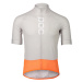 POC Cyklistický dres s krátkym rukávom - ESSENTIAL ROAD LOGO - oranžová/šedá