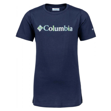 Columbia SWEAT PINES GRAPHIC SHORT SLEEVE TEE Detské tričko, tmavo modrá, veľkosť
