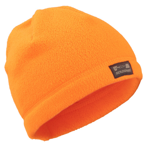 Detská fleecová čiapka 100 oranžová SOLOGNAC