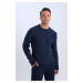 DEFACTO Standard Fit Regular Cut Crew Neck Textured Basic Knitwear Sweater