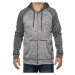 Burnside Pánska mikina s kapucňou BU8660 Heather Grey