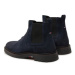 Tommy Hilfiger Členková obuv s elastickým prvkom Light Hilfiger Suede Chelsea FM0FM05104 Tmavomo