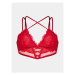 Hunkemöller Podprsenka Bralette Simone Bralette 203649 Červená