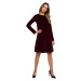 Made Of Emotion Dress M566 Maroon